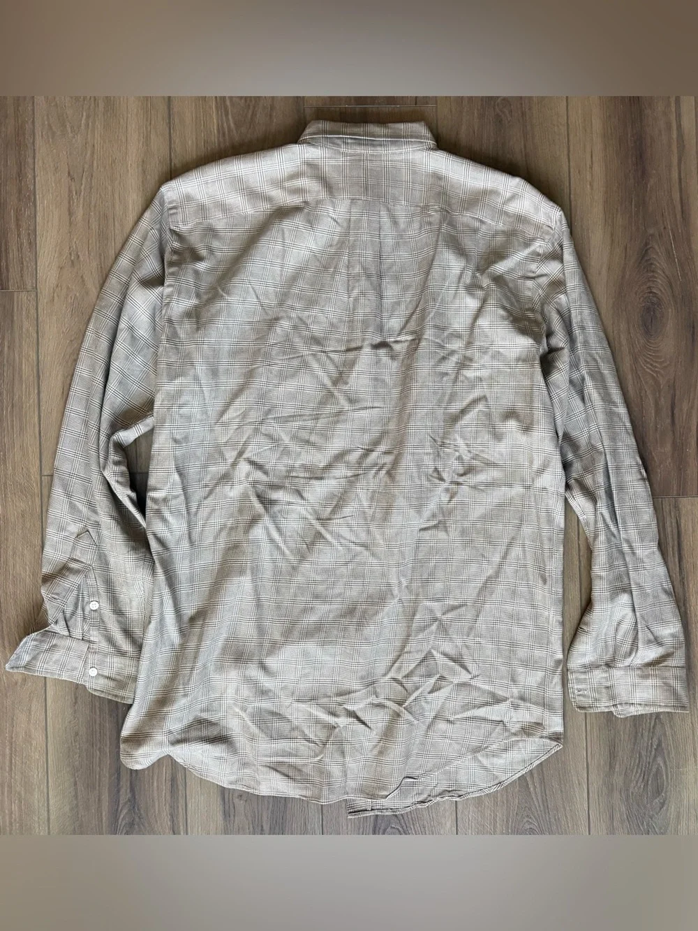 Polo Ralph Lauren Button Down Shirt L Tall Silk Blend VTG 90s EUC